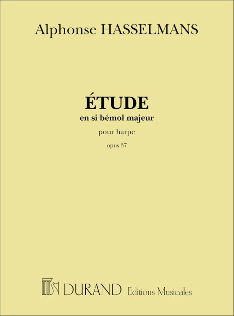Etude En Si Bemol Majeur Opus 37 - Pour Harpe